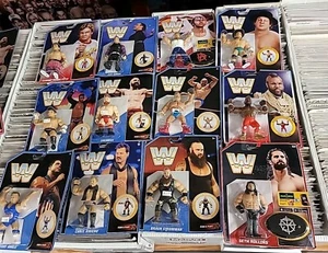 WWE Mattel Retro Set Of 12 Figures Hardy Rollins Mr T Braun Jericho Angle Etc - Picture 1 of 12