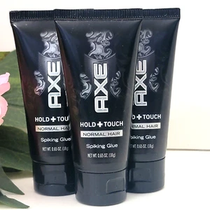 3 pk Axe Hold + Touch Spiking Glue 0.65 oz NORMAL HAIR (DISCONTINUED TRAVEL SIZE - Picture 1 of 3