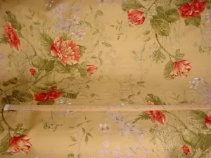 5-3/8Y Robert Allen Beacon Hill Ikebana Bouquet Print Drapery Upholstery Fabric - Picture 1 of 4