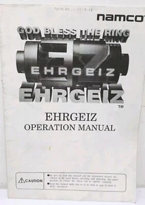 Namco EHRGEIZ OPERATORS MANUAL - Imagen 1 de 3