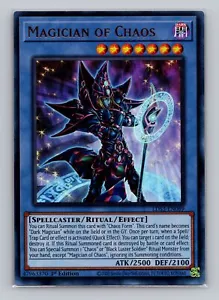 Magician of Chaos #LDS3-EN089 Ultra seltene Yugioh TCG legendäre Duellanten Goldfolie - Bild 1 von 2