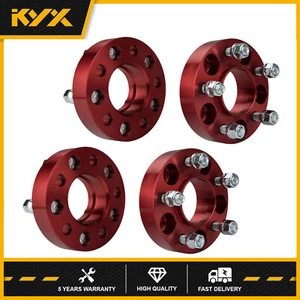 (4) 1.25“ Hubcentric 5x4.5 5x114.3 Wheel Spacers 1/2 For Jeep Wrangler Liberty - Picture 1 of 6