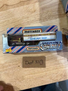 Matchbox Convoy CY-16 Edwin Shirley Trucking Semi-Truck w/Trailer ~1990 Die Cast - Picture 1 of 4