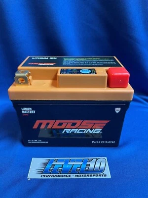 MOOSE RACING Lithium Ion Battery 2113-0742 Replaces YTZ5S, YTX4L-BS & YTX5L-BS Foto 1 de 4