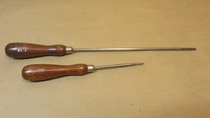 Billings #208 Manijas de Madera Ranuradas Destornillador Lote de 2  - Imagen 1 de 5