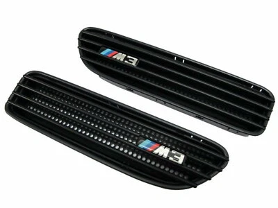 Grelha de ventilação 3-Series E30/E36/E46/E90/E91/E92/E93 82-13 preta para BMW - Imagem 1 de 3