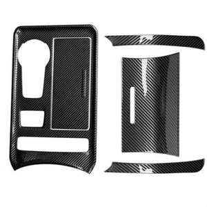 For Ford Edge 2019-2020 Steel Carbon Fiber Middle Console Gear Shift Frame Trim - Picture 1 of 5