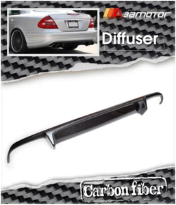 Carbon Fiber Rear Bumper Diffuser fits 2007-2009 Mercedes W211 E63 Sedan AMG - Picture 1 of 5