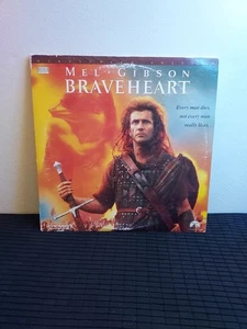Vintage~Brave Heart Laser Disc Wide Screen Edition~2 Discs~ Mel Gibson~Gatefold  - Imagen 1 de 11