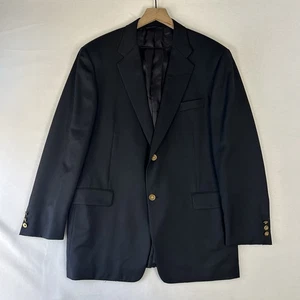 Hickey Freeman Herren 43R Navy Blau Wolle Kaschmir Blazer Regency Goldknöpfe - Bild 1 von 14