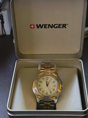 Reloj Hombre Swiss Army Hecho en Suiza 330 Pies Fecha Foto 1 de 4