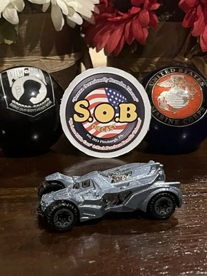 Hot Wheels HW City Batman Batmobile Blue Diecast 1:64 USED NM Condition - Image 1 of 4