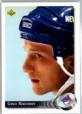 1992-93 Upper Deck #298 Sergei Nemchinov Upper Deck  - Image 1 of 2
