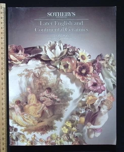 Sotheby's : Later English & Continental Ceramics Auction Catalogue, March 1990 - Bild 1 von 19