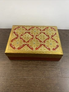 Vintage florentine trinket, jewelry box Italy - Picture 1 of 7