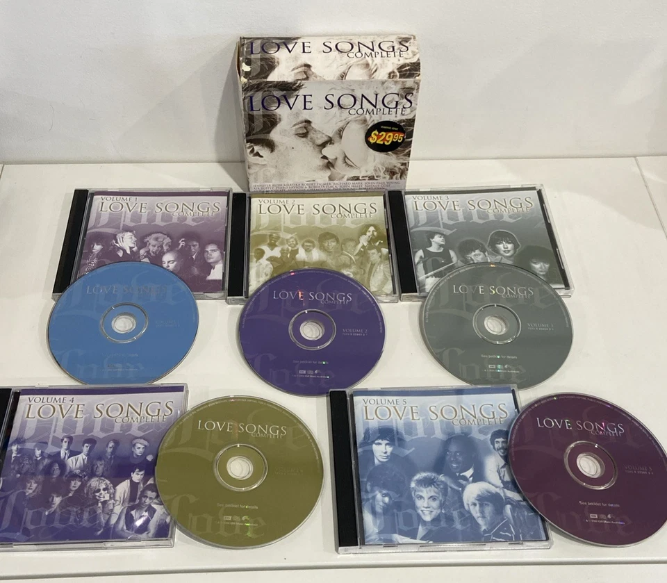 Love Songs Complete Box Set - Volumes 1 2 3 4 5 | CDs | 2000 | 5 Discs | GC - Image 1 of 4