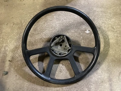 SUZUKI SJ410 SJ 413 SAMURAI LENKRAD 4 SPEICHEN SCHWARZ GEBRAUCHT OHNE HUPENKNOPF - Bild 1 von 2