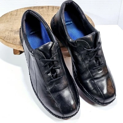 Dr Scholls Womens Comfort Shoes 10.0 W Sonya Black Leather Lace Up Oxford  - Image 1 of 4