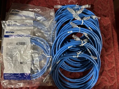Lot of 11 - Belden CA21106010 10GX NXPC-D2RS86-R8AT-R8AT-07.0 Patch Cord - Image 1 of 2