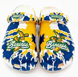 Crocs Savannah Bananas Banana Ball Unisex Clogs Men’s Size 10 (NEW w/ Tags) - Picture 1 of 6