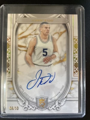 2023-24 Topps Royalty Jason Kidd Superior Signatures On Card Gold/10 Mavericks Foto 1 de 2