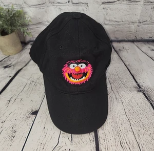 Disney Parks World The Muppets Animal Embroidered Baseball Cap Hat Black - Picture 1 of 7