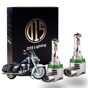 H11 Bombillas LED blancas para Harley-Davidson Street Glide Road King - Imagen 1 de 2