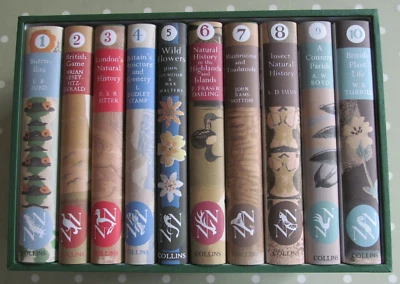 THE NEW NATURALIST BOXED SET VOLUMES 1 - 10 COLLINS FACSIMILE EDITIONS HB DJ VGC - Image 1 of 4