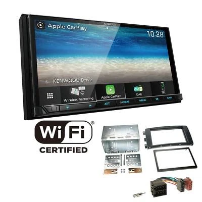 Kenwood Radio WiFi CarPlay Android Auto DAB für Smart ForTwo 2007-2010 schwarz - Bild 1 von 4