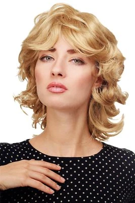 WIG ME UP Tolle Damenperücke Perücke wellig voluminös mittellang Goldblond blond 81437-24