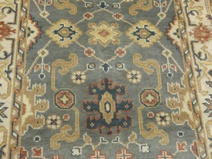 New 4'x6' Super Turkish Gray Oushak hand knotted wool modern area rug carpet - Picture 1 of 7