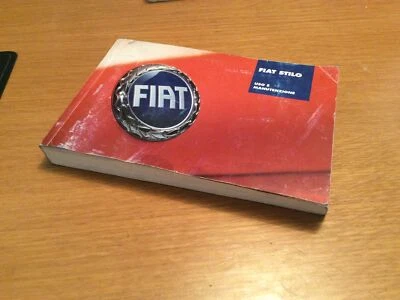 Fiat Stilo Uso E Manutenzione Manuale Istruzioni Libretto Anno 2002 - Immagine 1 di 4