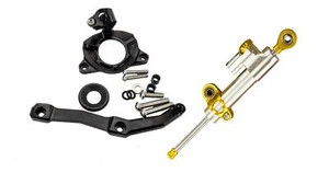 Amortiguador dirección con kit de montaje Kawasaki Z1000 ZRT00D 2010-2013 plata - Imagen 1 de 1