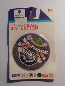 Colorado Rockies Button Pin 3,5" Vintage Neu MLB Wincraft - Bild 1 von 2