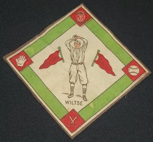 1914 - TOBACCO FELT BLANKET - B18 - HOOKS WILTSE - NEW YORK GIANTS - ORIGINAL - Picture 1 of 2
