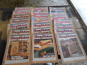 Shop Notes Magazines 21 Issues - Picture 1 of 3