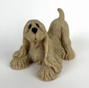 Süße Cocker Spaniel Hund Figur Quarry Critters Cashew #50264 2002 Vintage - Bild 1 von 6