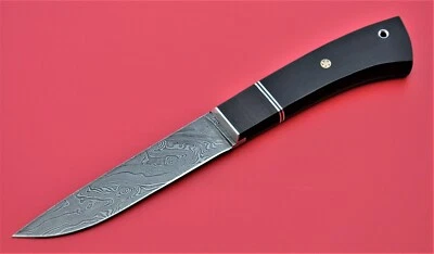 Damast Outdoor Jagd Messer Nazarov Knives Russland Handarbeit HRC62 Бичак - Bild 1 von 4