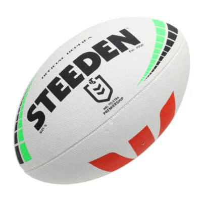 Pelota réplica Steeden NRL Premiership talla 5 Foto 1 de 4