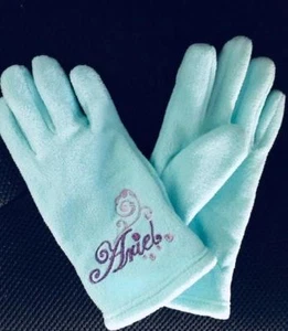 DISNEY STORE LITTLE MERMAID ARIEL WINTER GLOVES LITTLE GIRL XS 4T 4~5 NEW - Picture 1 of 9