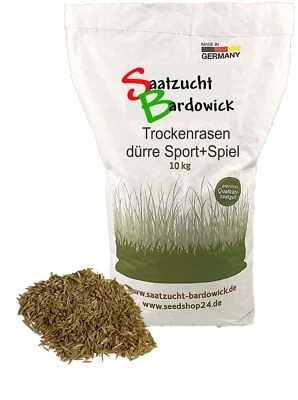 Sport Rasensamen Nachsaat Spiel Dürreresistenter Grassamen Gras Trockenrasen TOP - Bild 1 von 4