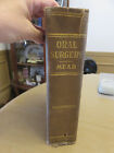 ORAL SURGERY By Mead Hardcover Dental Book (1934)