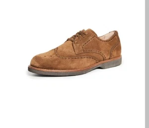 New Polo Ralph Lauren Men's Rhett Wingtip Suede Leather Dress Shoes Size 10 NWOT - Picture 1 of 3
