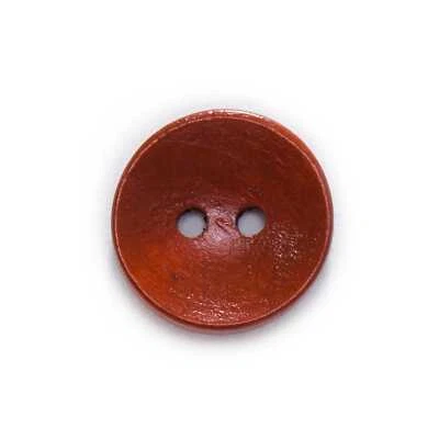 2 hole solid round wooden buttons for sewing, clothing, handwork, crafts 10-25mm - Image 1 of 4
