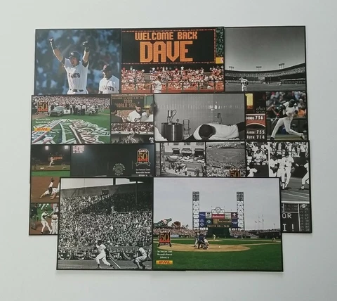 San Francisco Giants 50th Anniversary ( 1958-2008 ) Unused POSTCARDS (11) Cover