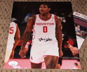 MARCUS SASSER SIGNED 8X10 PHOTO HOUSTON COUGARS BASKETBALL AUTOGRAPH JSA - Picture 1 of 1