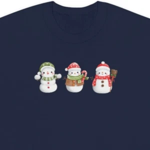 Super Cute Snowman Sweatshirt  - Picture 1 of 14