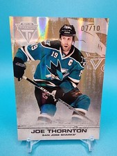 2011-12 Panini Titanium Spectrum Gold 07/10 Joe Thornton #80