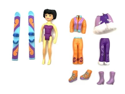 Polly Pocket Winter Cool Skiing Ana Doll 2003 Doll Clothing, Shoes Accessories - Image 1 of 2