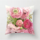 Flower Pillow Case French Pastoral Waist Cushion Covers Bed Sofa Car Home Decor-